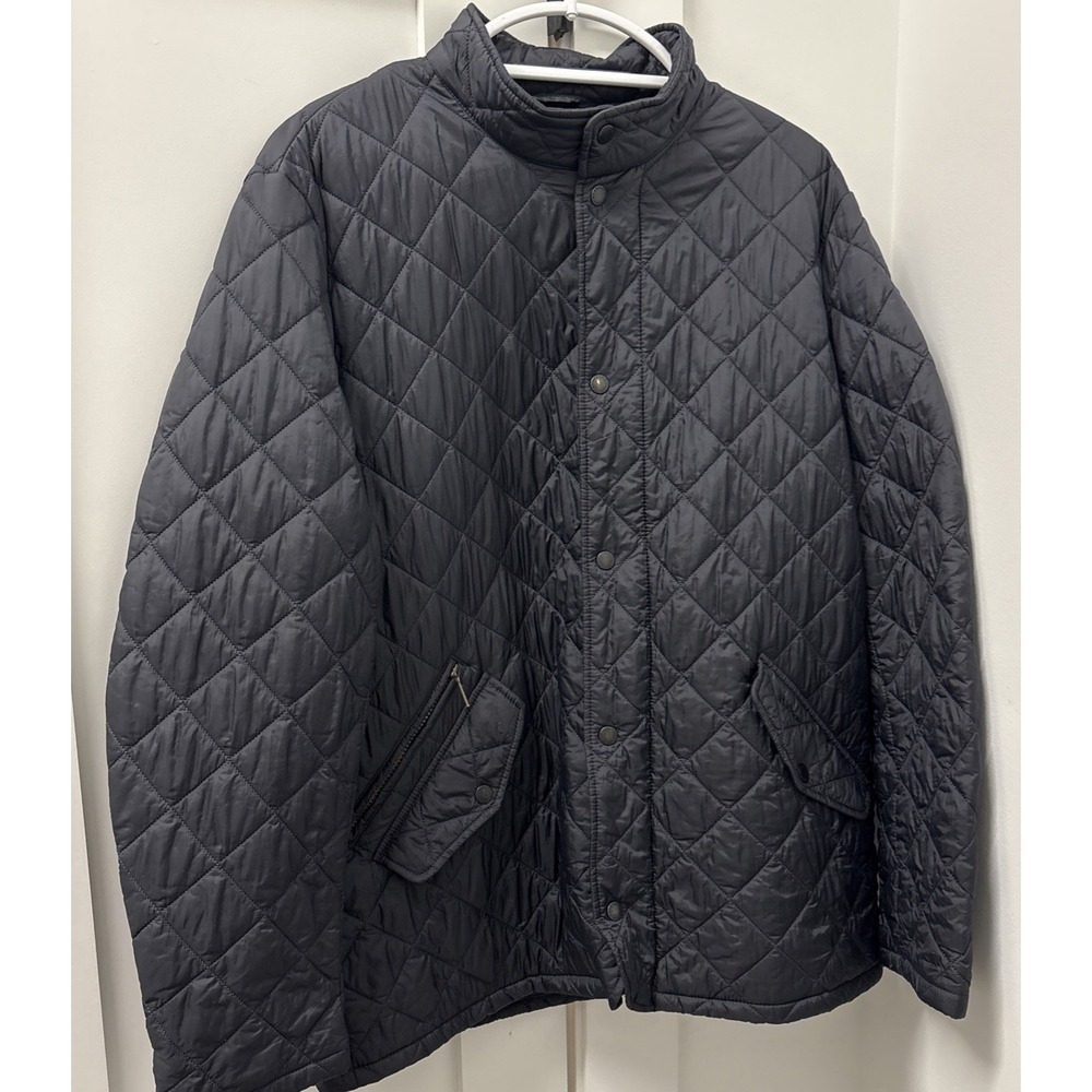 BARBOUR Flyweight Chelsea Mens Size XL Navy Quilted Jacket